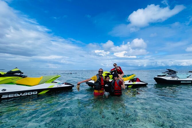 3H Jet Ski Tour to Discover Moorea - Temae and the white sand at Hotel Kia Ora