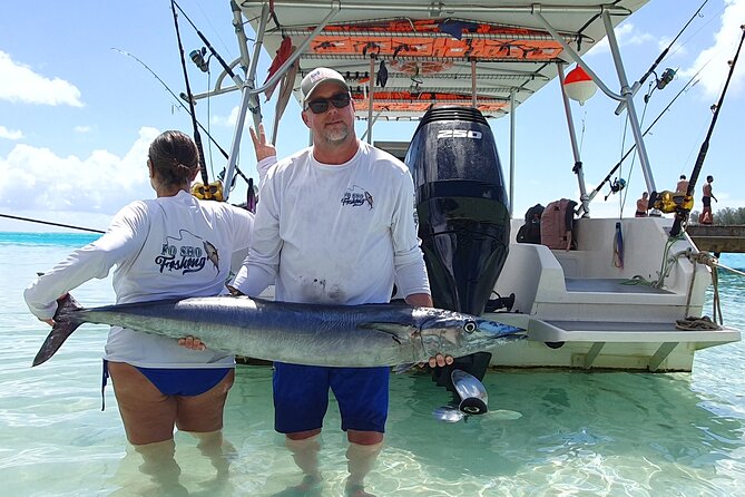 A Day of Big Game Fishing in a small group - From the lagoon to open ocean