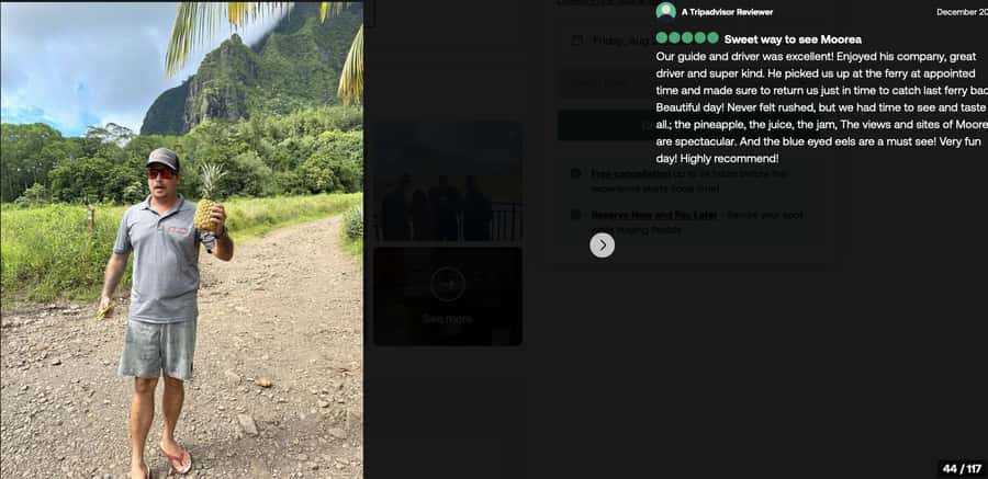 Albert Tours Excursion Safari - Moorea Safari tours&pick up - What $70 buys you