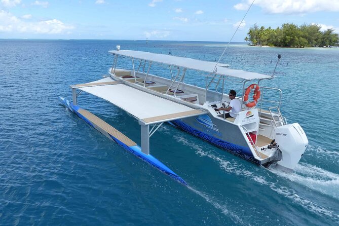 Apetahi day trip around Raiatea on a modern outrigger canoe - The west coast of Raiatea offers the day’s first surprises