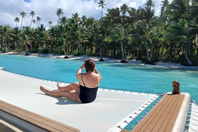 Apetahi day trip around Raiatea on a modern outrigger canoe - Nao Nao brings the best water time