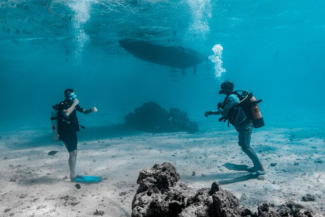 Baptism diving in the turquoise waters of Tahiti - Who will get the most from this experience?
