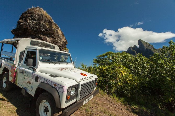 Bora Bora 4WD Tour & Eco Shark & Ray Snorkel Cruise - World War II bunkers and the islands past