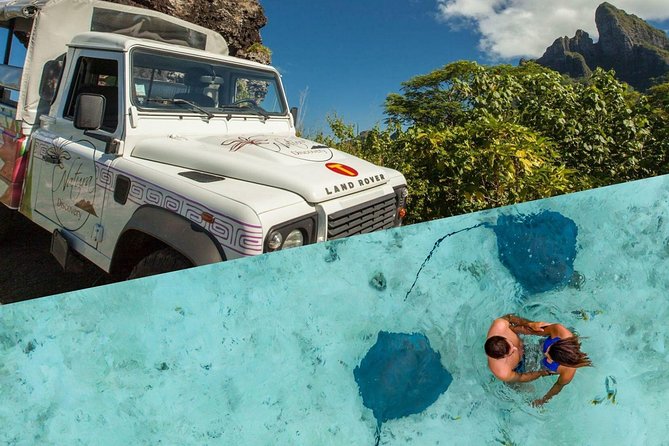 Bora Bora 4WD Tour & Eco Shark & Ray Snorkel Cruise - The 9 a.m. pickup and first ride around Bora Bora