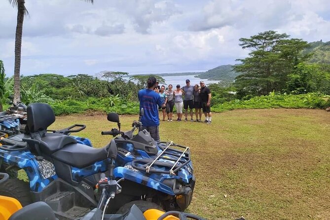 Bora Bora Atv-Quad Tours - Getting comfortable on the quad before the rough tracks
