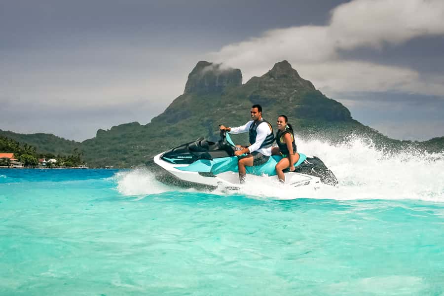Bora Bora: Combo ATV & Jet Ski Day Trip with Polynesian BBQ - What the jet ski ride adds