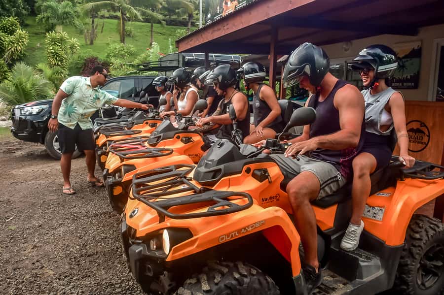 Bora Bora: Combo ATV & Jet Ski Day Trip with Polynesian BBQ - Three lookouts and the value of a local guide