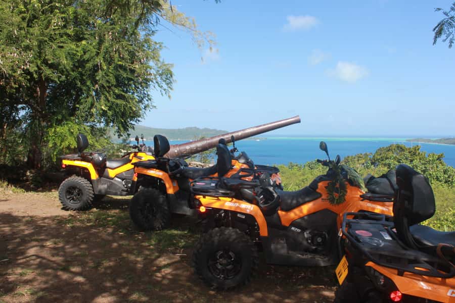 Bora Bora: Island Tour and Mountains Getaway by Quad Bike - Three off-road sections, not just a scenic drive