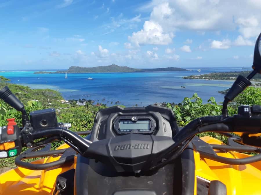 Bora Bora: Island Tour and Mountains Getaway by Quad Bike - Faanui Cannon and Bora Bora’s WWII past