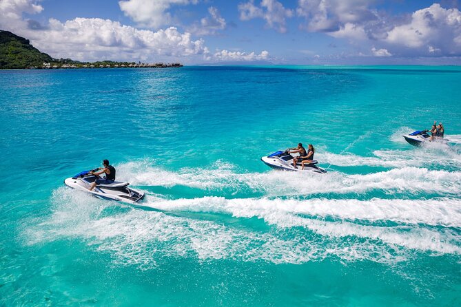 Bora Bora Jet Ski Tour - The motu stop, fresh coconut, and a swim