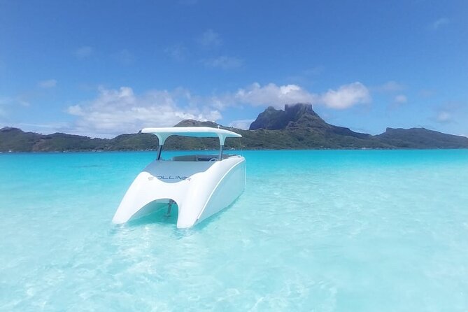 Bora Bora Private Solar Boat Experience - A quiet way to see Bora Bora’s lagoon
