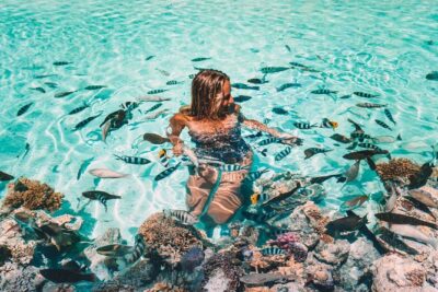 Bora Bora Snorkel Cruise by Polynesian Outrigger Canoe with BBQ Island Lunch