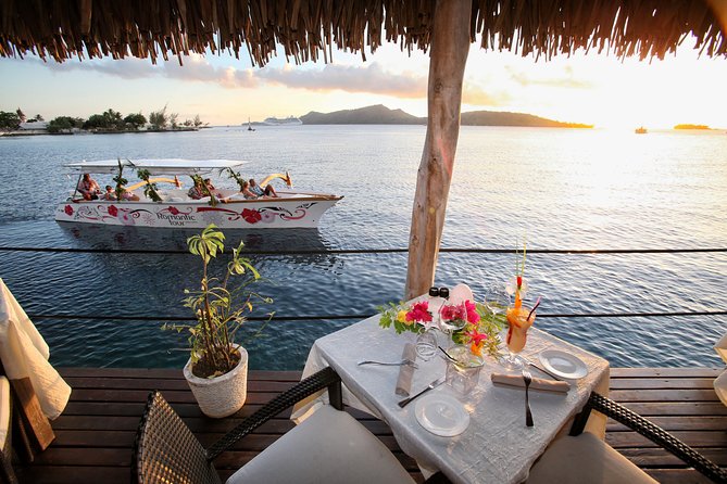 Bora Bora Sunset Cruise and Dinner at St James restaurant - A romantic start on Bora Bora’s lagoon