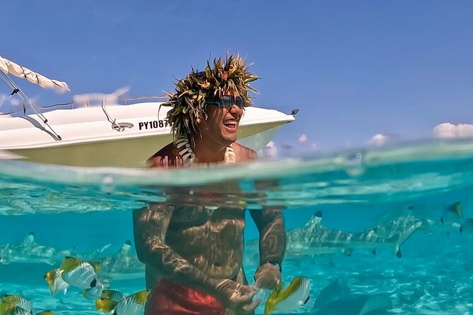 Crazy sea horse Bora Bora Comfortable boat, snorkeling and lunch - Who will enjoy this most?