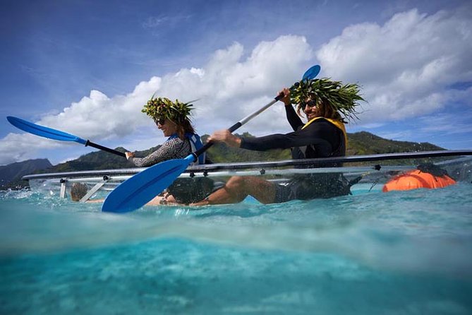 Eco guided excursion to the lagoon of Moorea in transparent kayak 1/2 day morning - Weather, cancellation, and comfort details