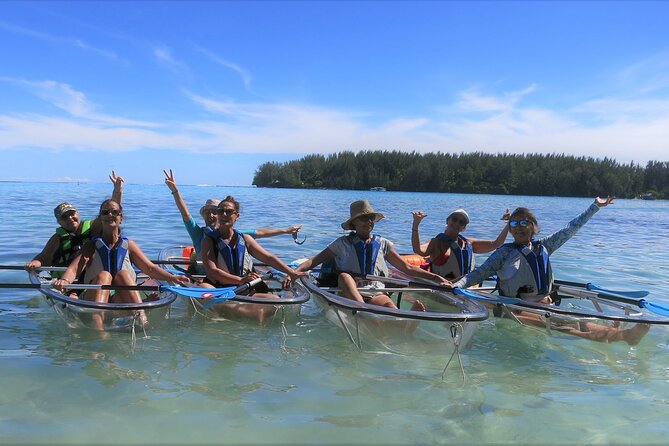 Eco guided excursion to the lagoon of Moorea in transparent kayak 1/2 day morning - Is this the right half-day tour for you?