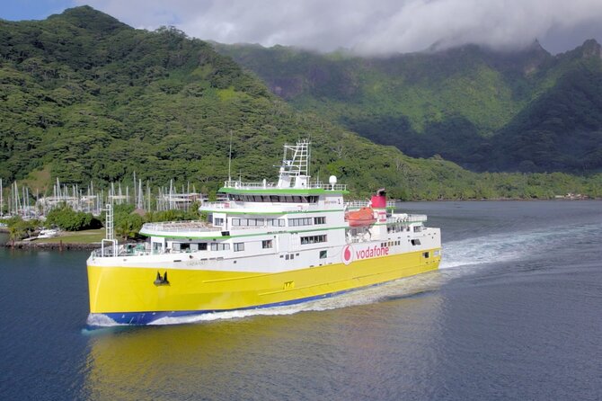 Ferry Transfer between Papeete, Tahiti and Moorea - Boarding, luggage, and the 45-minute ride