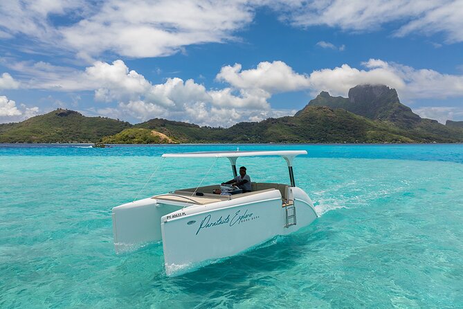 Full Day Solar Boat–Explores Bora Bora at the Rhythm of the Lagoon - Who will get the most from this boat day