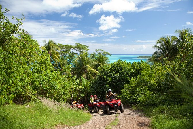 Guided Tour of Bora Bora by Quad - Teonetere, a jungle break with a coco show