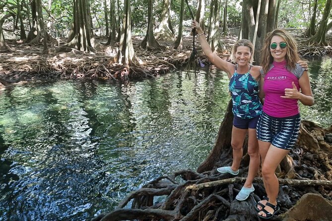 Half day Tahiti Peninsula and Teahupoo boat tour (shared boat) - Walking beside the Vaipoiri River