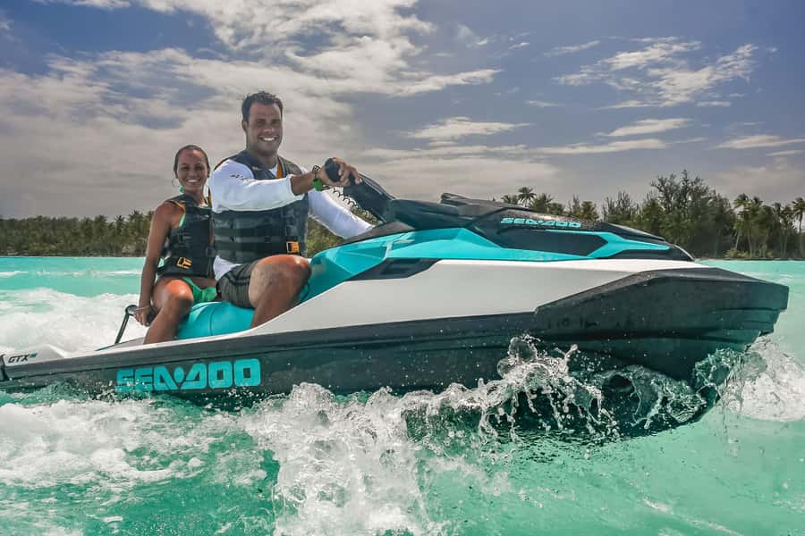 Jet Ski Around Bora Bora - Speed Through Paradise - Pickup from resorts and the main island