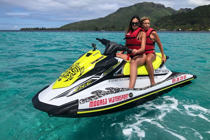 Jet Ski Moorea Customed Tour only - Following the lagoon route around Moorea