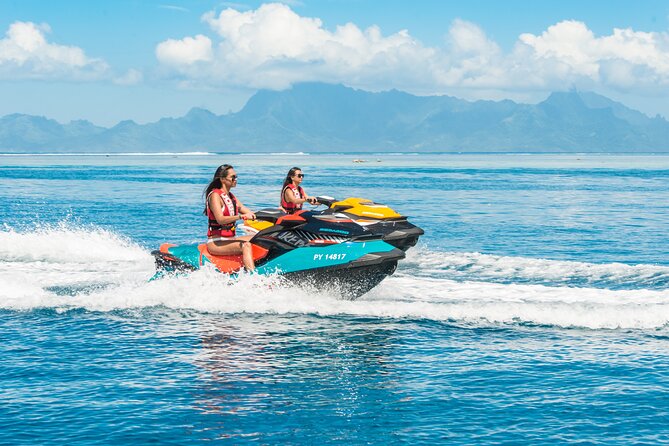 Jet Ski Trip for One Hour - Leaving Te Moana Tahiti Resort for the Lagoon