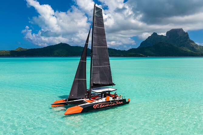 LUXURY PRIVATE Catamaran Bora Bora : Half-Day Trip - Sailing Across Bora Bora’s Lagoon