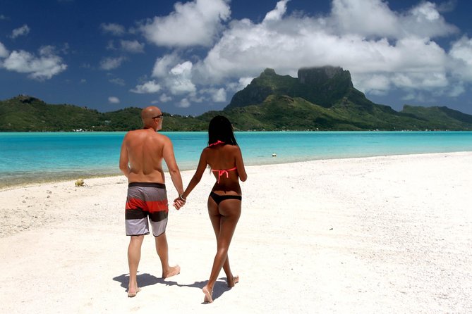LUXURY PRIVATE Catamaran : Full-Day Sail & Polynesian Motu Lunch - Seeing Mount Otemanu from the water