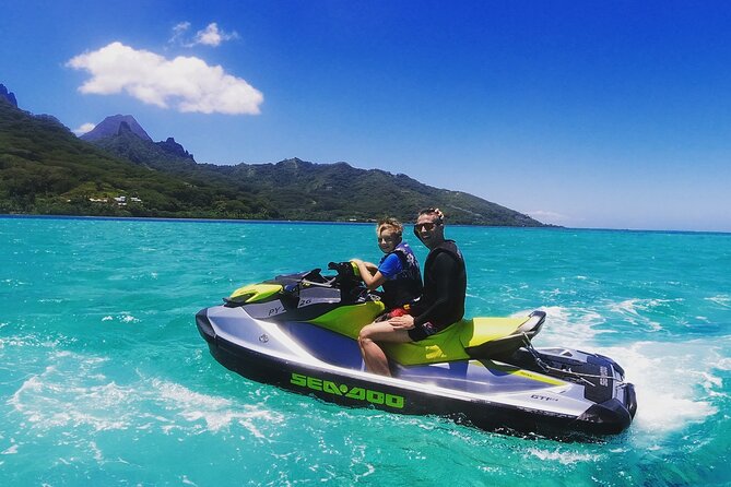 Moorea Combo 2h Jetski 3h30 Quad - Snorkeling with stingrays and black-tip sharks