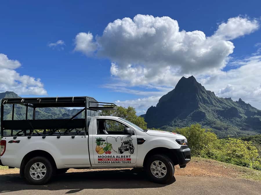 Moorea Cruise Ships: 4x4, Belvedere,Magic Mountain pineaple - The marae and Moorea’s cultural layer