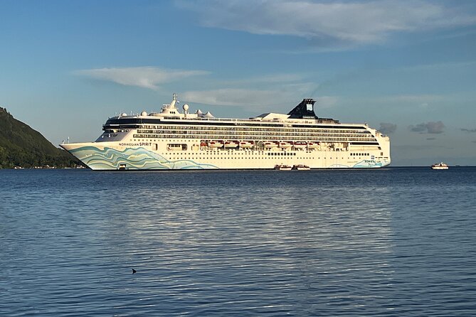 Moorea Cruise Ships: 4x4, Belvedere, Pineapple, & Magic Mountain - Belvedere Lookout gives you Moorea in one frame