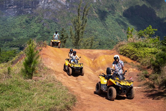 Moorea Explorer Atv Quad Tour - Mount Rotui and the two great bays