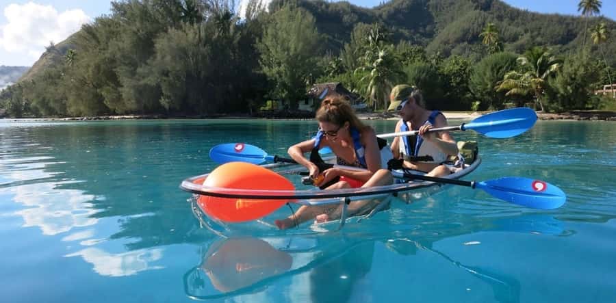 Moorea: Hauru Lagoon 3-hour Guided Kayak Tour with Snack - Coral gardens between Moorea’s motus