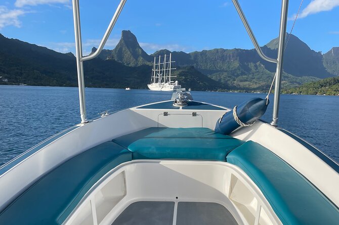Moorea: Private Snorkeling Tour with Certify Guide - The boat, food, and drinks
