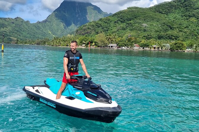 Moorea Solo or Twin 2 hours Jet Ski Tour - Dolphins, turtles, and whales in season