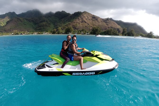 Moorea Solo or Twin Island Tour Jet Ski 4 hours - A fast, close look at Moorea from the water