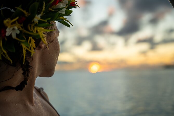Moorea Sunset Boat Trip - Mountain views as the light softens