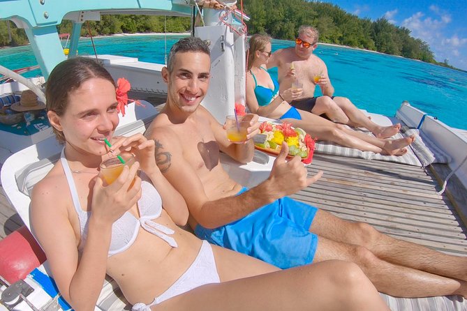 PRIVATE Full Day Tour : Moorea Snorkeling & Sailing on a Catamaran named Taboo - Snorkeling among rays, turtles, and coral gardens