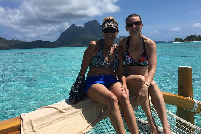 PRIVATE HALF DAY LAGOON TOUR - Bora Bora Cultural Lagoon Tour - Stop one: standing with the stingrays