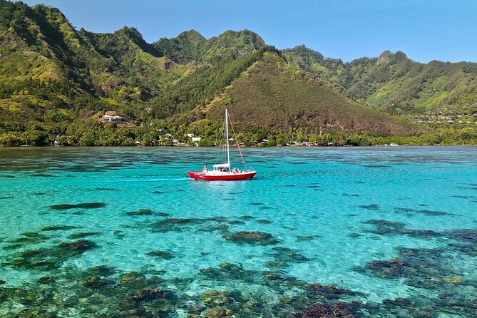 PRIVATE Half Day Tour : Moorea Snorkeling & Sailing on a Catamaran named Taboo - Snorkeling with rays, sharks, and tropical fish