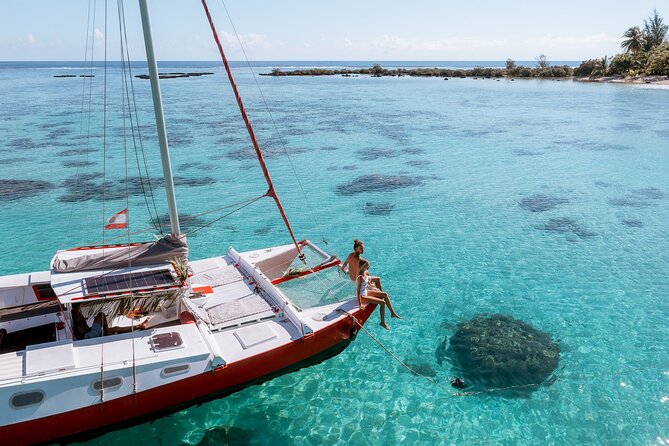 PRIVATE Sunset Tour: Moorea Snorkeling on a Catamaran named Taboo - Meeting Moorea from the water