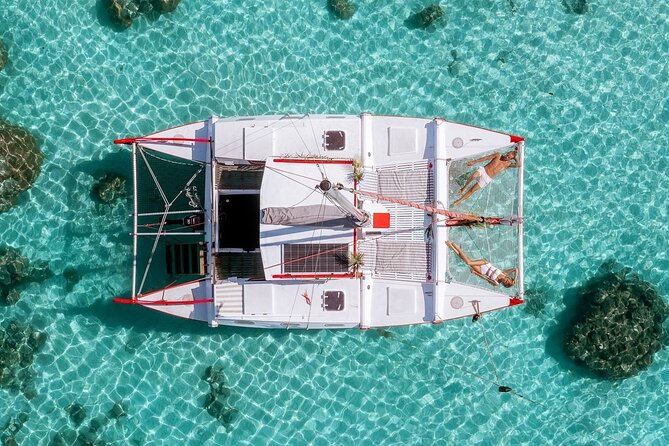 PRIVATE Sunset Tour: Moorea Snorkeling on a Catamaran named Taboo - Snorkeling with rays, sharks, and reef fish