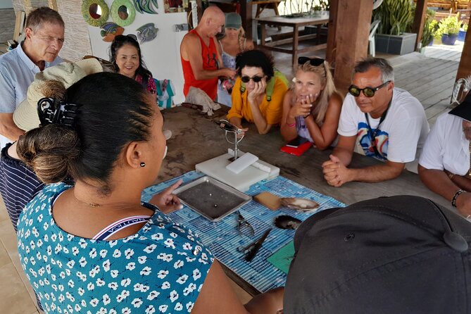 Raiatea-Beautiful Black Pearl of Tahiti and the Vanilla of Tahaa - Fruit, soft drinks, and the ride back