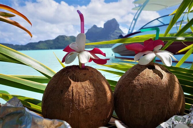 Reef Discovery Private Full Day Lagoon Tour & Water Lunch - A Polynesian lunch with Mount Otemanu in view