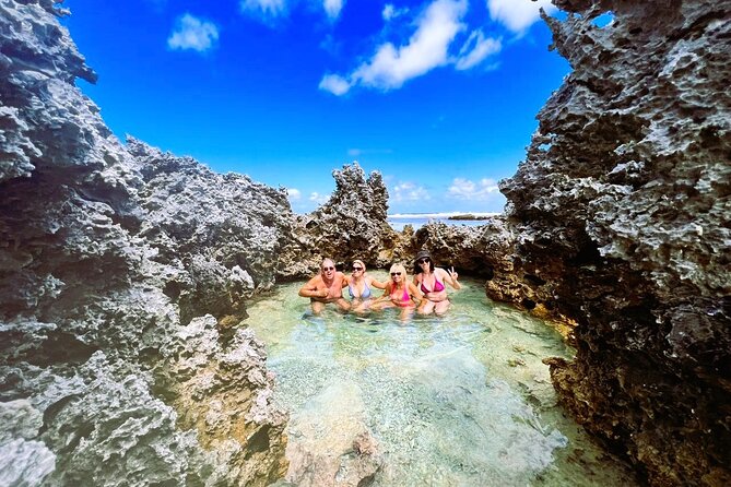 REEF ISLAND | private island | pink sand | natural swimming pools - The morning boat ride from Ohotu
