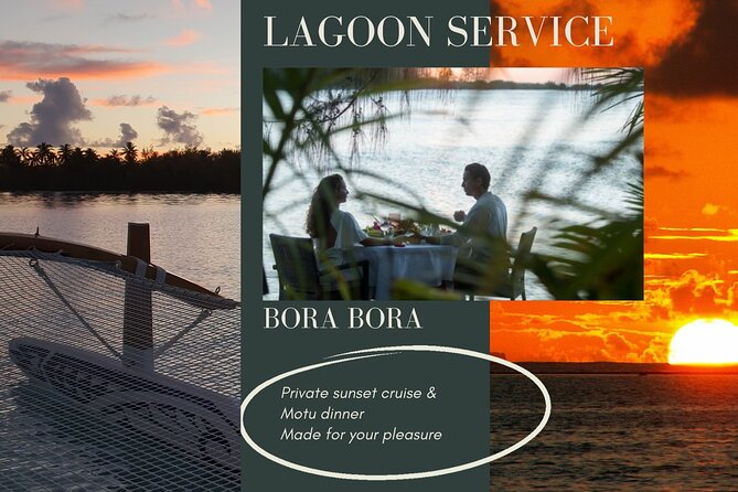 Romantic Private Sunset and Motu Dinner for Two - Key points at a glance