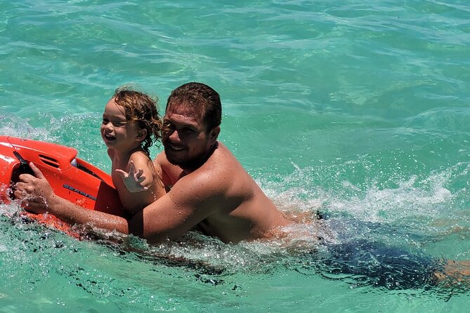 Seabob Private Discovery Tours in Bora Bora - Taking control of a Seabob in Bora Bora
