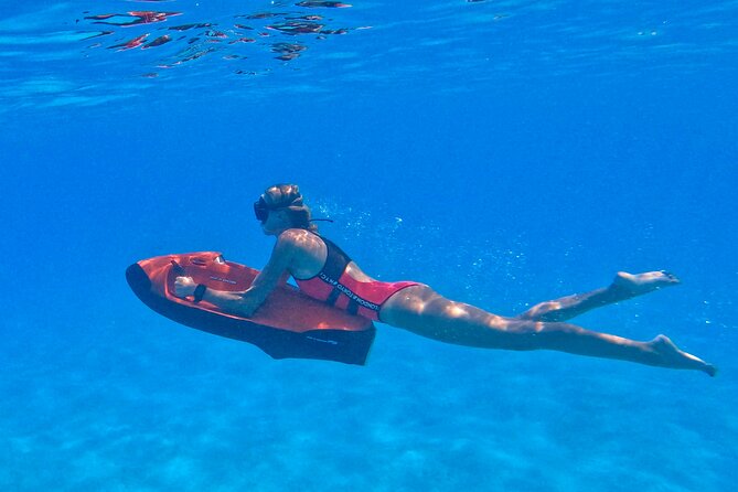 Seabob Private Discovery Tours in Bora Bora - The lagoon view from above and below