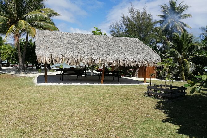 SHARED FULL DAY CULTURAL & LAGOON TOUR - Bora Bora Cultural Lagoon Tour - Learning to handle a Polynesian canoe